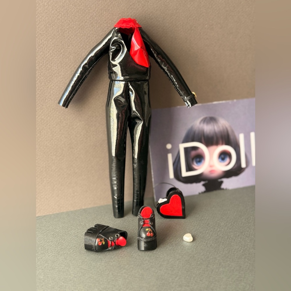 Blythe Doll Outfit with shoes and bag  for Blythe collectors